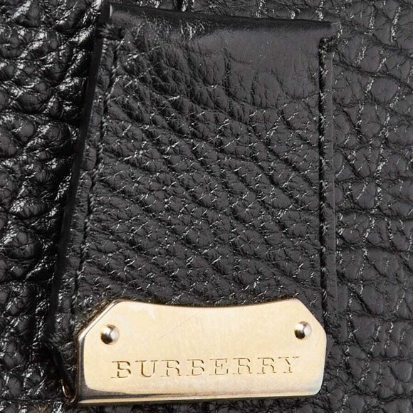 Burberry Black Heritage Grained Leather Medium Orchard Bag - Picture 7 of 10
